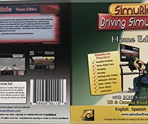 Driving Simulation and Road Rules Test Preparation - 2021 SimuRide Home Edition - Driver Education [Interactive DVD]