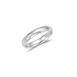 mysticdrop 4 mm comfort-fit wedding band in sterling silver-12.0