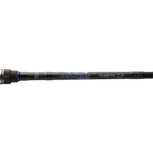 Dobyns Rods Champion XP Series 7’0” Spinning Bass Fishing Rod DC702SF | Med-Light Fast Action | Modulus Graphite Blank w/Kevlar Wrapping | Fuji Reel Seats & Alconite Guides | Line 6-12lb Lure ⅛ -½ oz, Black/Blue