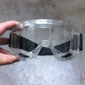 Clear Lens Work Goggle Elastic Strap Clear Lens Ski Goggle Universal Fit Safety Goggle