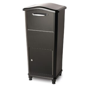 architectural mailboxes 6900b elephantrunk parcel drop box black