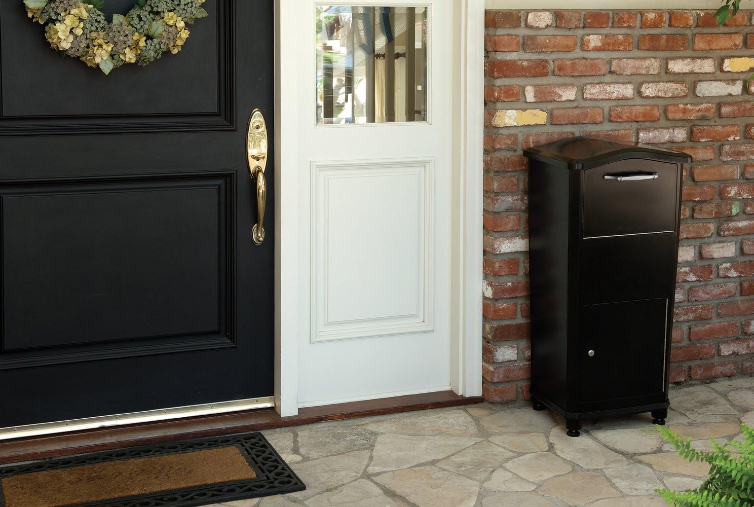 Architectural Mailboxes 6900B Elephantrunk Parcel Drop Box Black