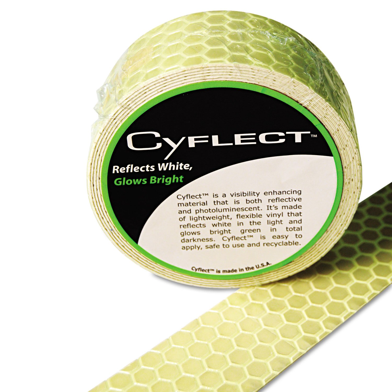 Miller's Creek 151831 Honeycomb Safety Tape, Fluorescent Green, 1 1/2-Inch w x 5'ft, 1 Roll