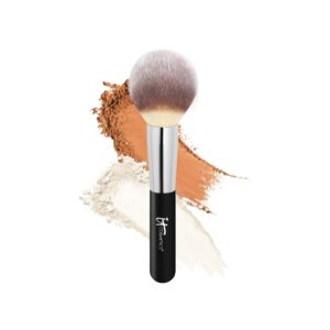 it cosmetics heavenly luxe wand ball powder brush #8 - for face powder foundation - poreless, flawless application - soft bristles