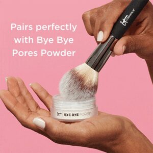 IT Cosmetics Heavenly Luxe Wand Ball Powder Brush #8 - For Face Powder Foundation - Poreless, Flawless Application - Soft Bristles