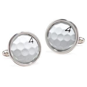 tokens & icons tpc sawgrass golf ball cuff links