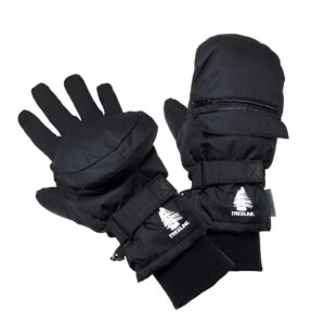 snowstoppers emitt - extra warm, multi-purpose flip-top mitten/glove from treeline (medium)