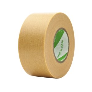 Nichiban Masking Tape, 5 Rolls, 0.9 inches (24 mm) x 6.7 ft (18 m), 241-24 Brown