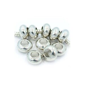 Sexy Sparkles Ten (10) Charm Spacer for Snake Chain Charm Bracelet