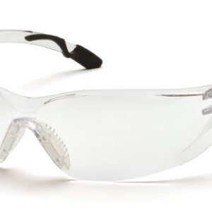 Pyramex Achieva Safety Glasses, Gray Temples/Clear Lens