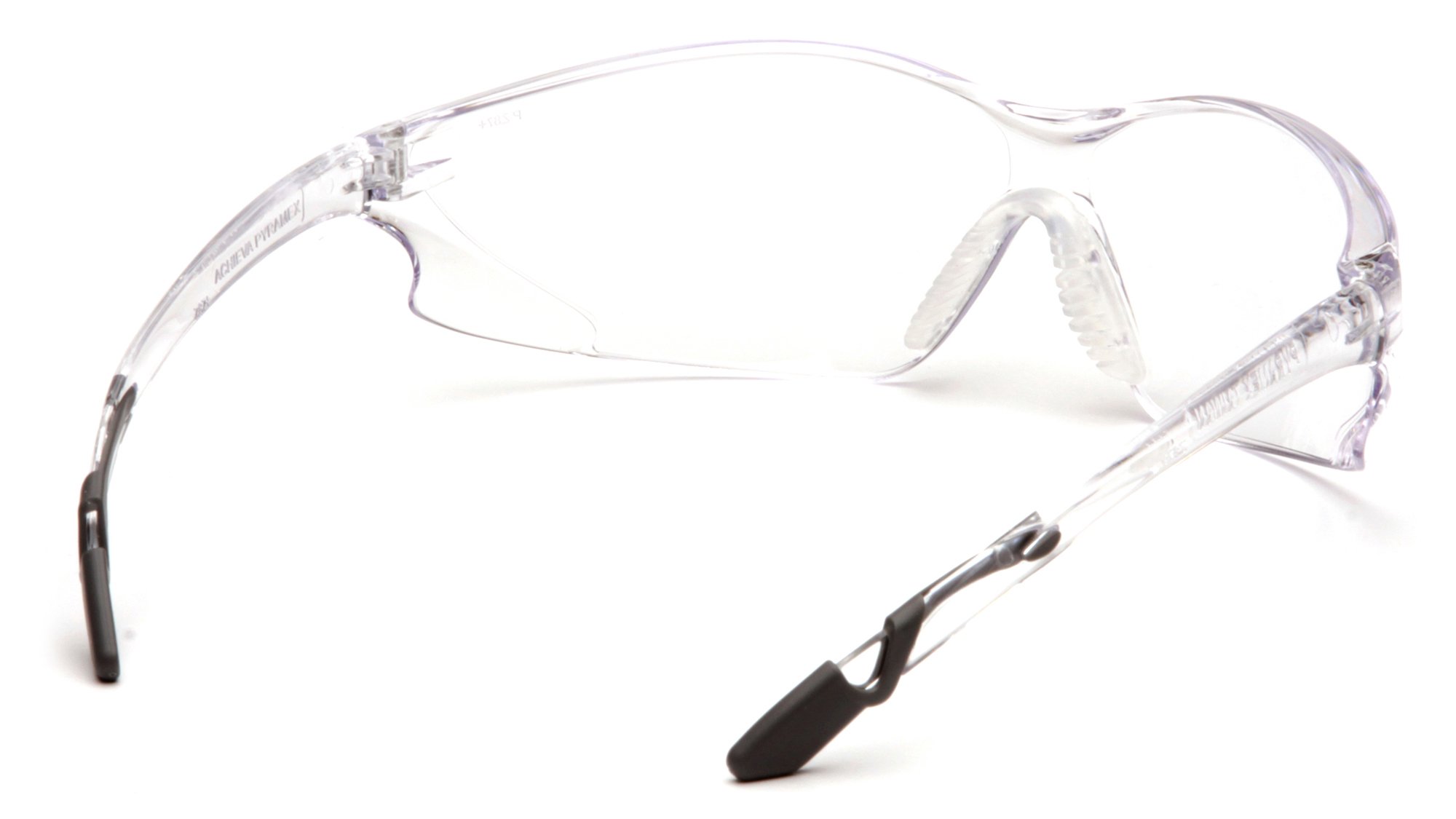 Pyramex Achieva Safety Glasses, Gray Temples/Clear Lens