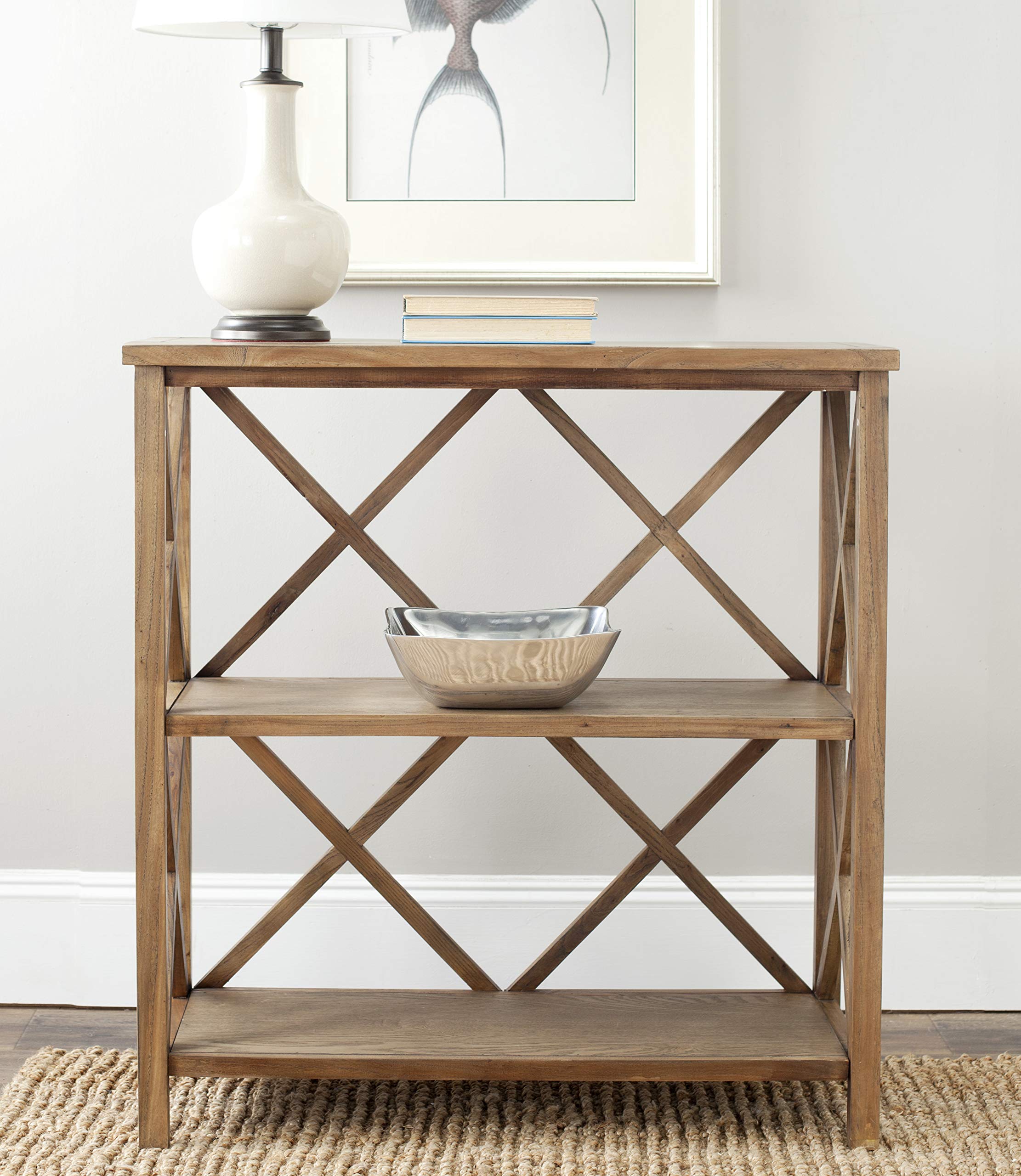 Safavieh American Homes Collection Liam Oak 2-Tier Open Bookcase