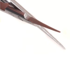 Dr. Slick Arrow Scissor, 3-1/2", Gold Loops, MicroTip, Straight