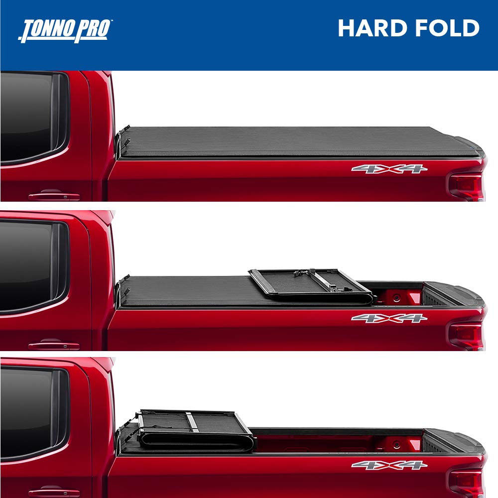 Tonno Pro Hard Fold, Hard Folding Truck Bed Tonneau Cover | HF-356 | Fits 2009 - 2014 Ford F-150 (does not fit track system) 6' 7" Bed (78.8")