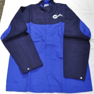 Welding Jacket, Royal/Nvy, Ctn INDURA, L