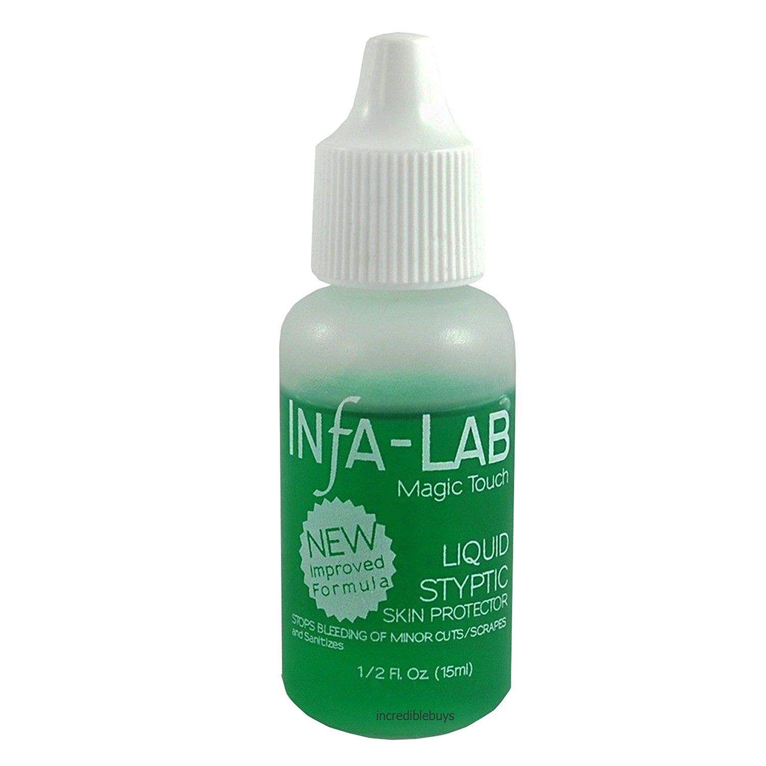 Infa-Lab MAGIC TOUCH Liquid Styptic Nails Stop Bleeding Skin Protector InfaLab