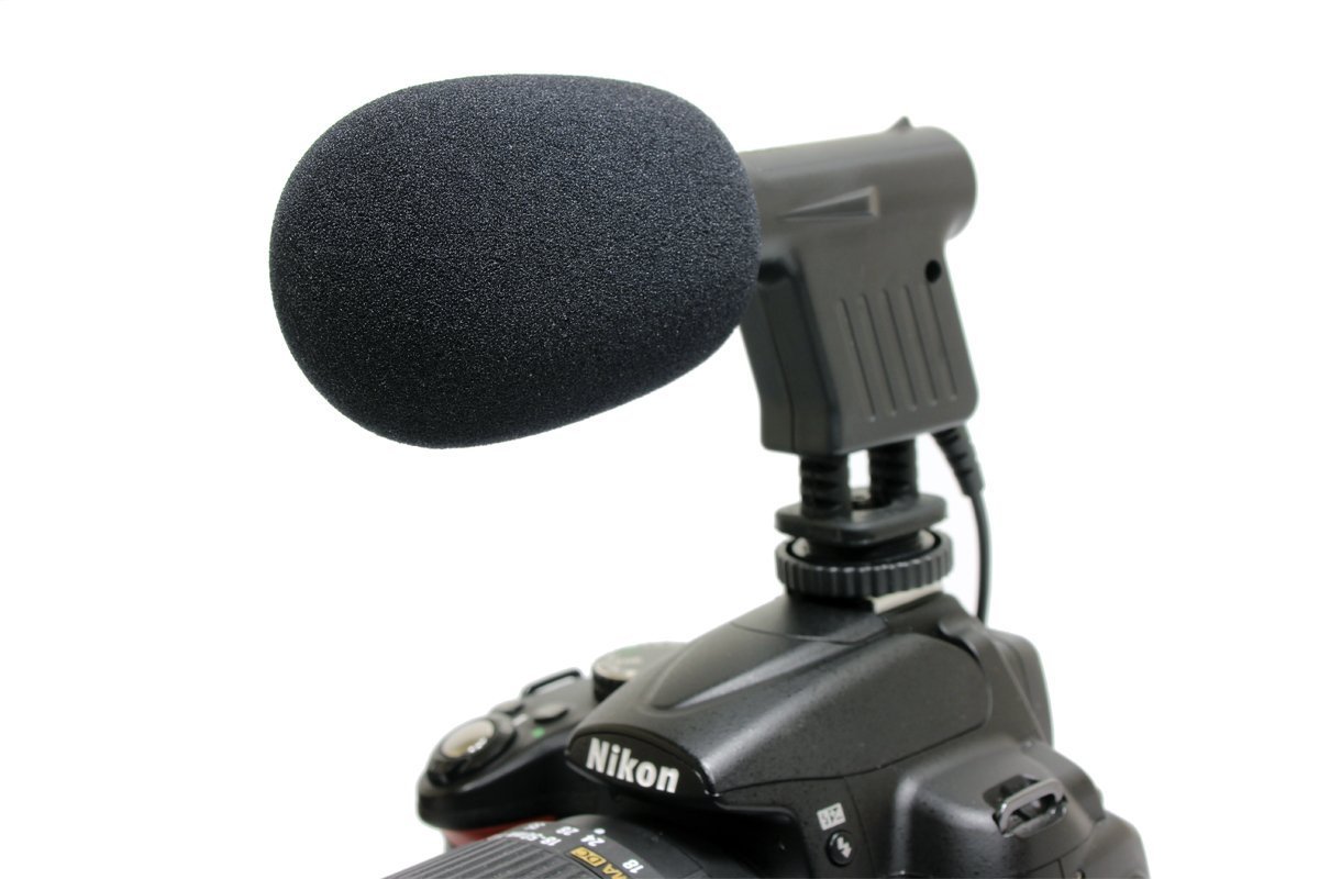 Opteka VM-8 Mini-Shotgun Microphone X-Grip Professional Camera/Camcorder Action Stabilizing Handle with Accessory Shoe for Flash, Mic, or Video Light