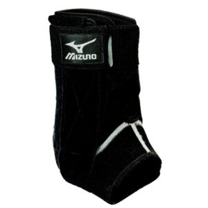 mizuno dxs2 right ankle brace, black, medium