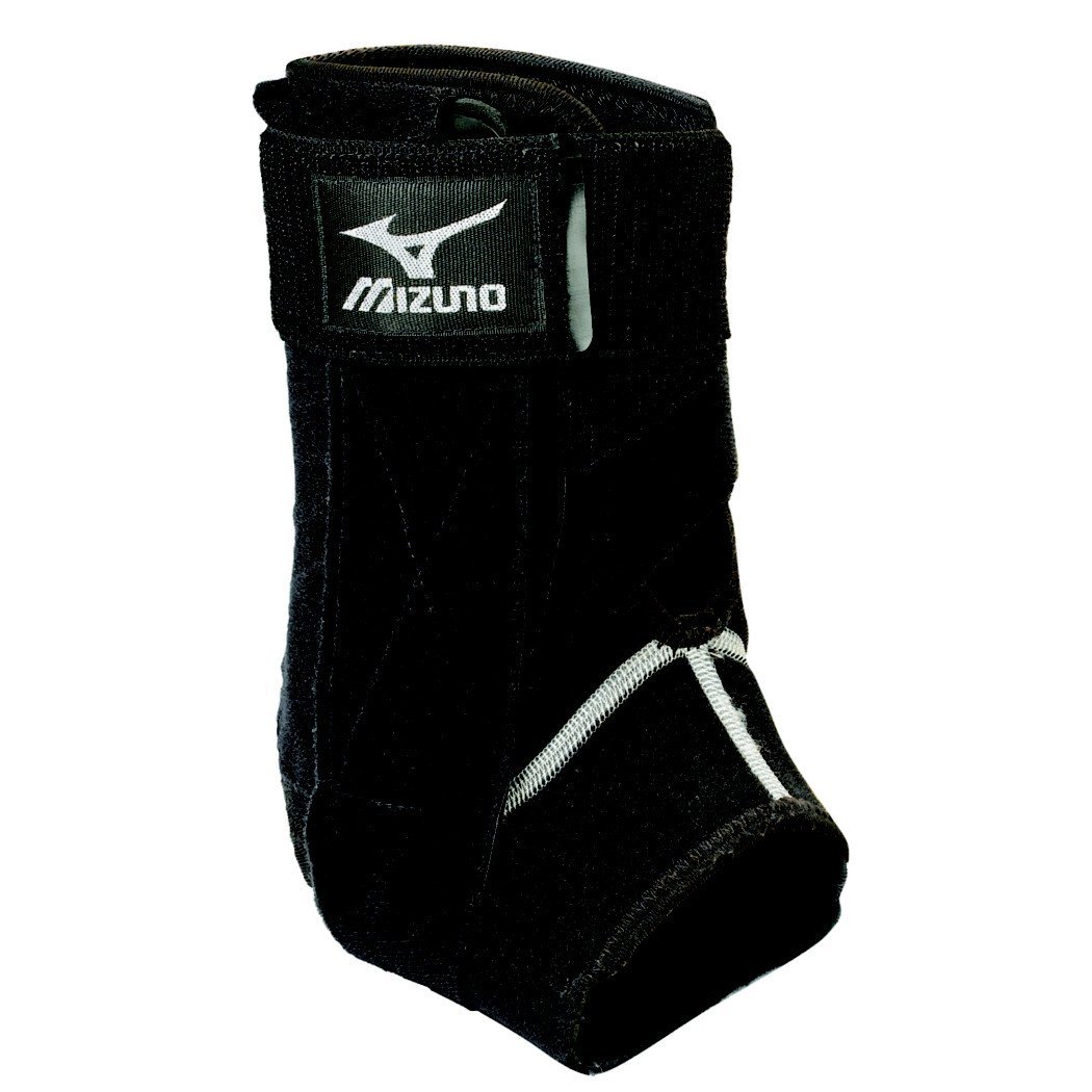 Mizuno DXS2 Right Ankle Brace, Black, Medium