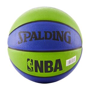 Spalding NBA Mini Outdoor Blue/Green Basketball 22"