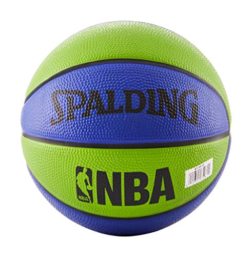 Spalding NBA Mini Outdoor Blue/Green Basketball 22"