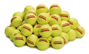 tourna pressureless tennis ball 60 count (pack of 1),yellow