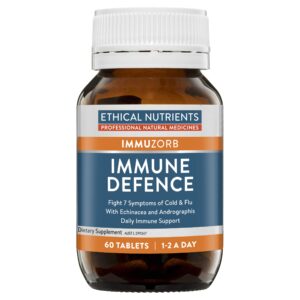 ethical nutrients immune defence cough cold relief 60 tabs