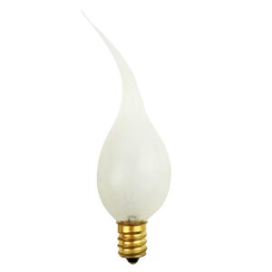 national artcraft® flame-style 4 watt silicone-dipped candelabra light bulb - perfect for electric candles or other craft projects (pkg/10)