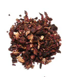 hibiscus blooms - 1 pound - bulk hibiscus tea flowers, dried and cut by denver spice