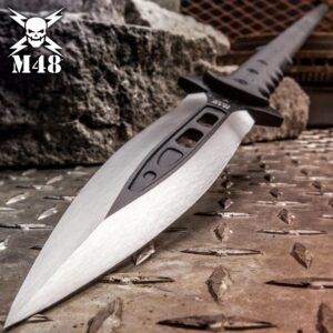 M48 Kommando Talon Survival Spear | 44 1/8" Overall Length | 8" Stainless Steel Blade | Includes Vortec Sheath | Fiberglass Reinforced Handle