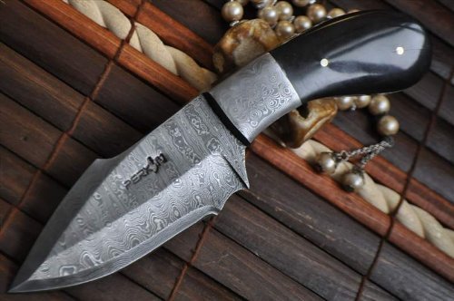 Perkin Knives - Handmade Damascus Hunting Knife