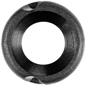 pine ridge archery feather peep sight aperture, 1/4-inch, black