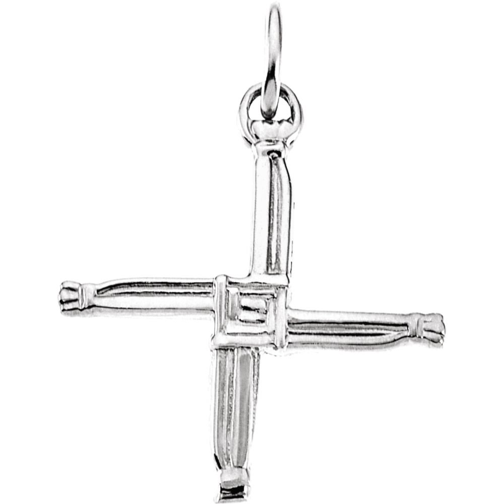 Bonyak Jewelry St. Bridget's Cross Pendant in Sterling Silver