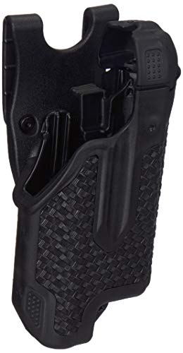 BLACKHAWK 44E000BW-R Glock 17/22/31 Basket Weave Epoch Level 3 Molded Light Bearing Duty Holster