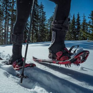 Crescent Moon Gold 9 All Terrain Snowshoes , Burgundy