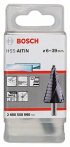 bosch 2608588068 hss-altin step drill bit 12 parts 6-39mm