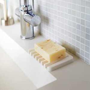 Yamazaki Home Soap Tray - Silicone Holder Dish for Sink, Silicone, No Assembly Req.