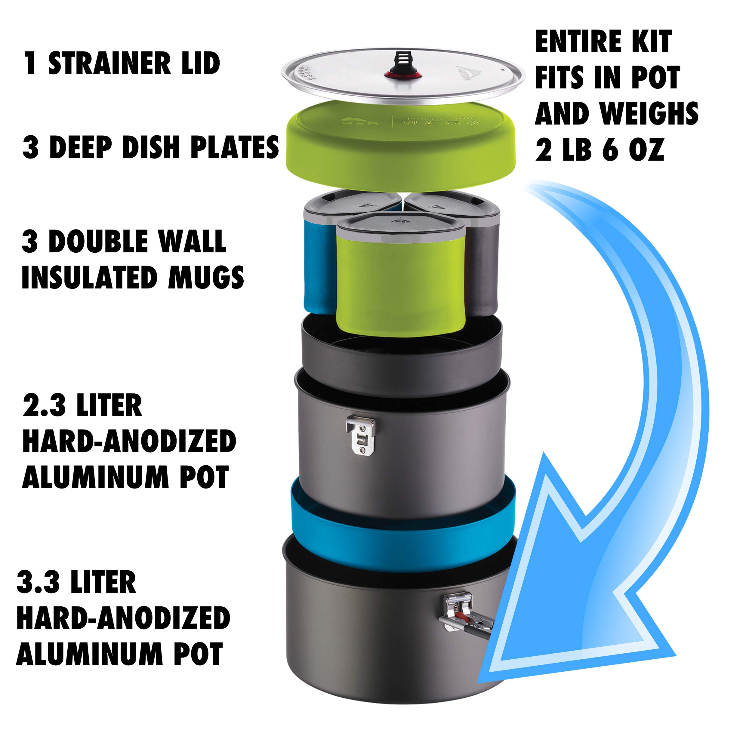 MSR Flex 3 Group Camping Cook Set