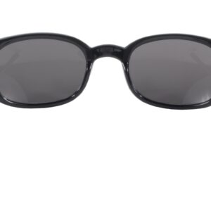 Pacific Coast Original KD's Biker Sunglasses (Black Frame/Smoke Lens)