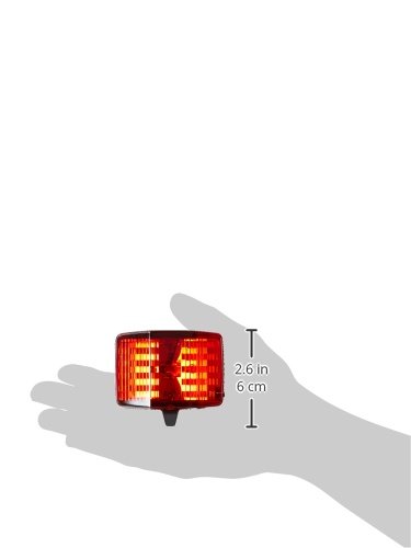 Topeak RedLite Aura Bike Tail Light, red, 5.5 x 4 x 2.2 cm / 2.2” x 1.6” x 0.9” (light)