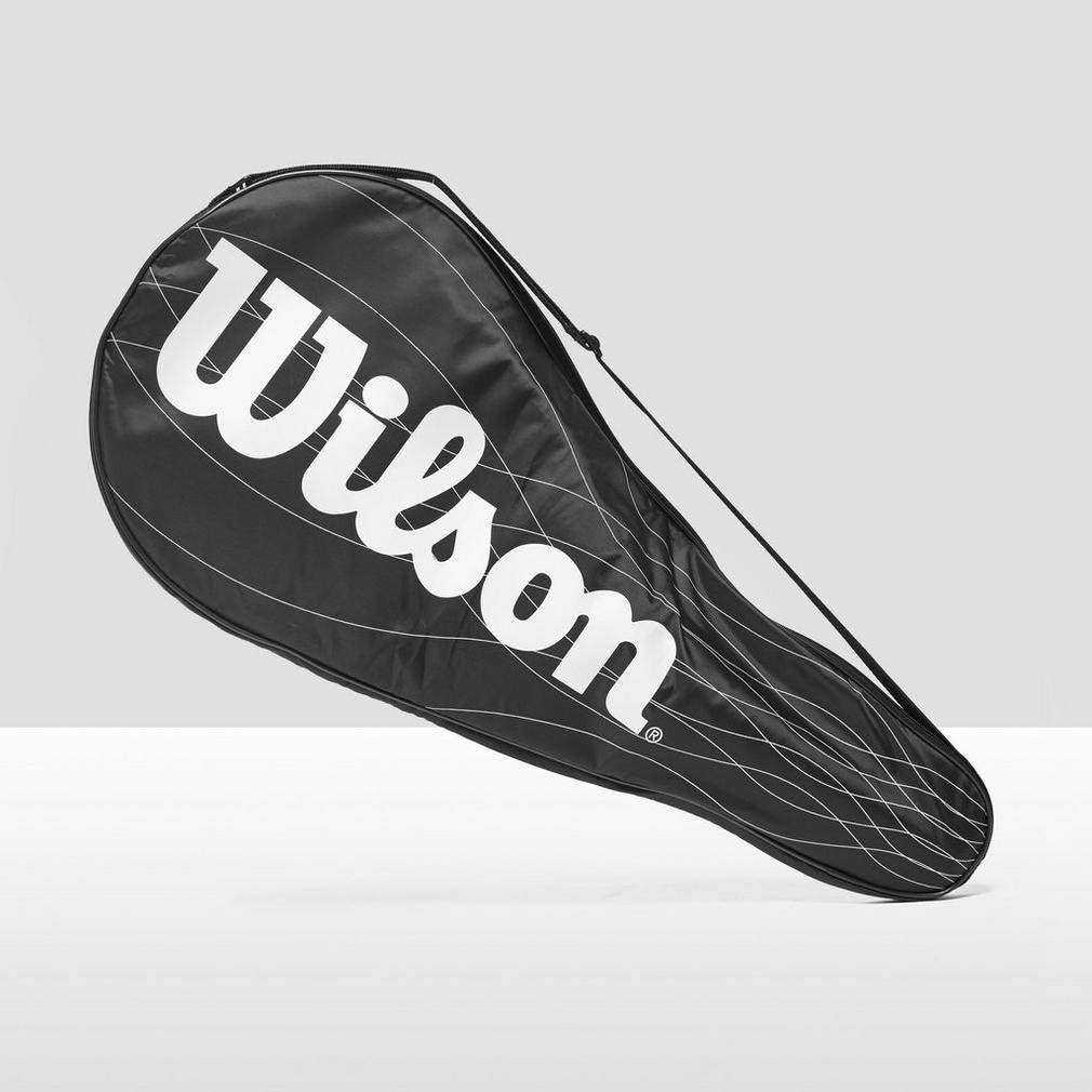 Wilson Performance Racket Cover for One Tennis Racket,Black/White