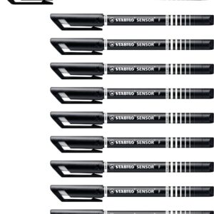 Stabilo 189/46 - Sensor Pen Fineliner 03mm Black 189/46 - (PK10)