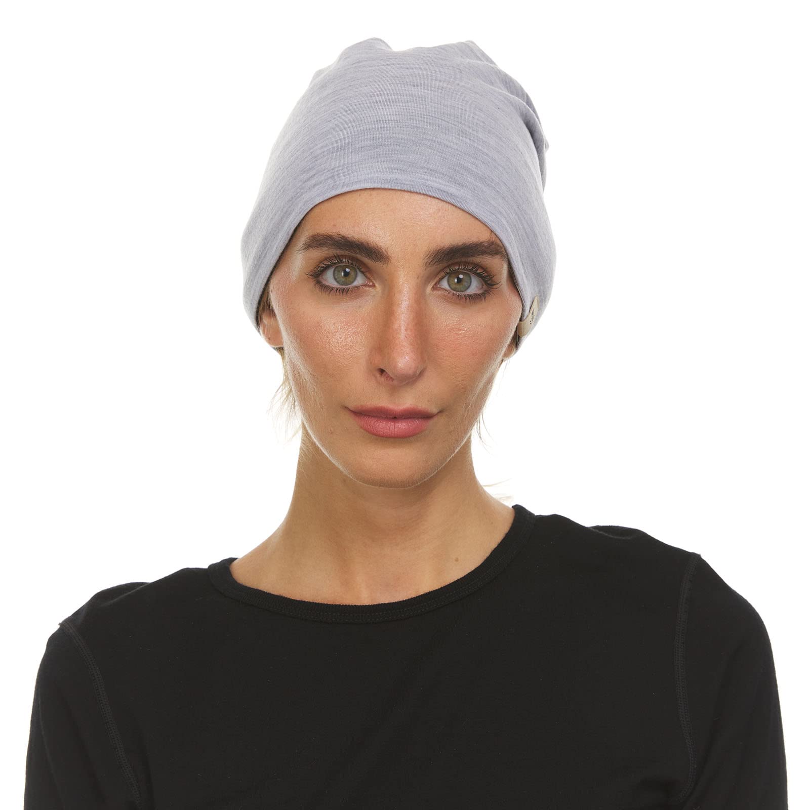 Minus33 Merino Wool Micro Weight Reversible Beanie Ash Gray/Black One Size