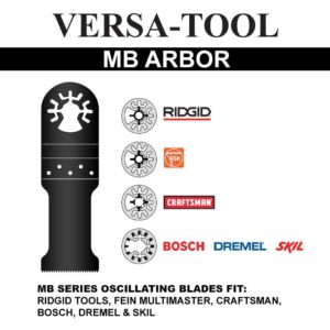 Versa Tool MB50E 30mm Stainless Steel Multi-Tool Saw Blades 50/Pk Fits Fein Multimaster, Dremel, Bosch, Craftsman, Ridgid Oscillating Tools