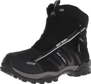 baffin atomic | men's boots | high-ankle height | available in black color | perfect for winter sports | snowshoe compatible