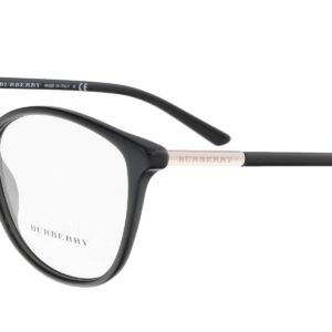 Burberry BE2128 Eyeglass Frames 3001-5216 - Black BE2128-3001-52