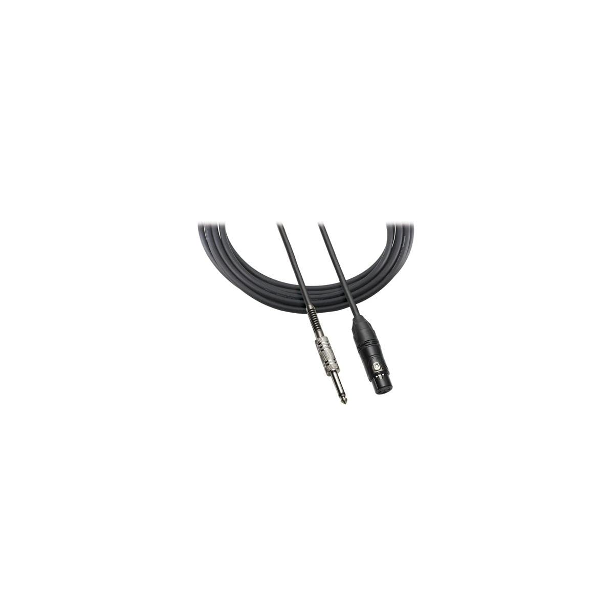 Audio-Technica ATR-MCU XLR Female to 1/4" Male Microphone Cable, 20 ft