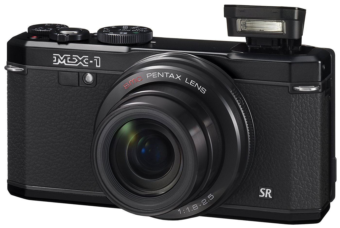 Pentax MX-1 12 MP Black Digital Camera with 4x Optical Image Stabilized Zoom and 3-Inch LCD Screen