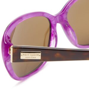 Kate Spade New York Hilde - Polarized Tortoise Purple/Dark Brown Polarized One Size