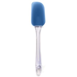 norpro silicone spatula, medium, blue, one size, as shown